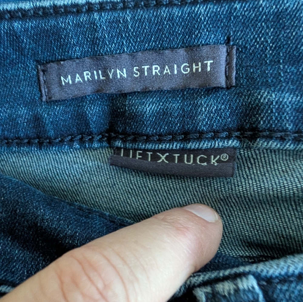 NYDJ Not Your Daughter's Jeans Marilyn Straight Leg Lift Tuck Size 8 - Picture 5 of 5